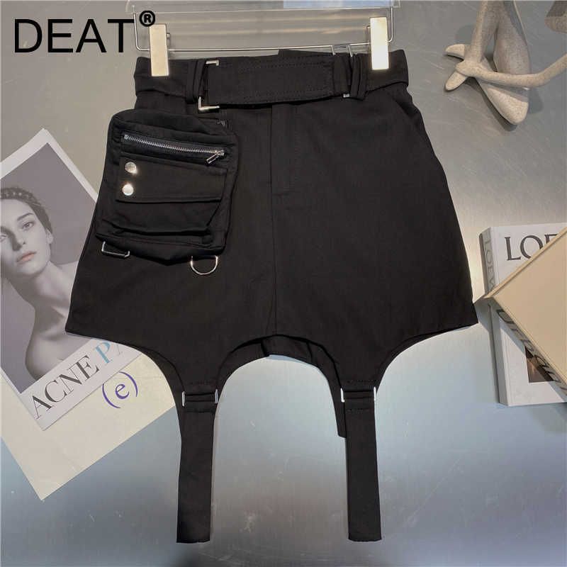 DEAT Women Personality Belt Skirt Arrivals High Waist Fashion Temperament Spring Summer 11D1008 210709, Black
DEAT Women Personality Belt Skirt Arrivals High Waist Fashion Temperament Spring Summer 11D1008 210709, Black