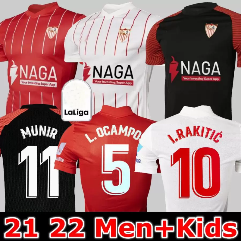 21 22 Camisetas Sevilla soccer jersey I.RAKITIC Rafa Mir L.OCAMPOS J.NAVAS SUSO MUNIR E.Lamela Y.EN NESYRI papu gómez 2021 2022 Men Kids Kit Home Away Third Footbal jerseys, Colour 9
21 22 Camisetas Sevilla soccer jersey I.RAKITIC Rafa Mir L.OCAMPOS J.NAVAS SUSO MUNIR E.Lamela Y.EN NESYRI papu gómez 2021 2022 Men Kids Kit Home Away Third Footbal jerseys, Colour 9