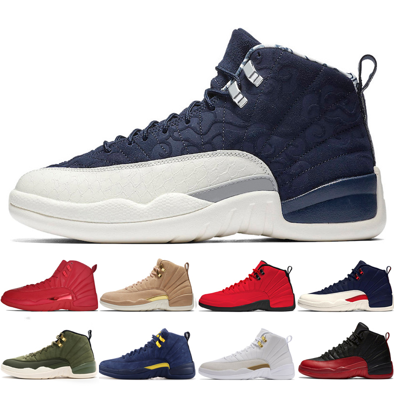 New 12 12s Gym red Michigan mens Basketball shoes Flu Game UNC Wings The Master Taxi men sports sneakers trainers women 5.5-13 #1, #25 gamma blue
New 12 12s Gym red Michigan mens Basketball shoes Flu Game UNC Wings The Master Taxi men sports sneakers trainers women 5.5-13 #1, #25 gamma blue