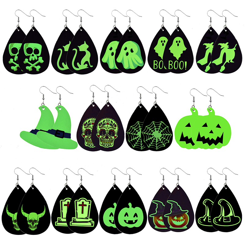 Halloween Elf Fluorescent Green Charm Earrings Ins Design Personality Hallows Day Luminous Leather Earring Temperament Net Red Explosion Simple Ear Jewelry Gifts
Halloween Elf Fluorescent Green Charm Earrings Ins Design Personality Hallows Day Luminous Leather Earring Temperament Net Red Explosion Simple Ear Jewelry Gifts