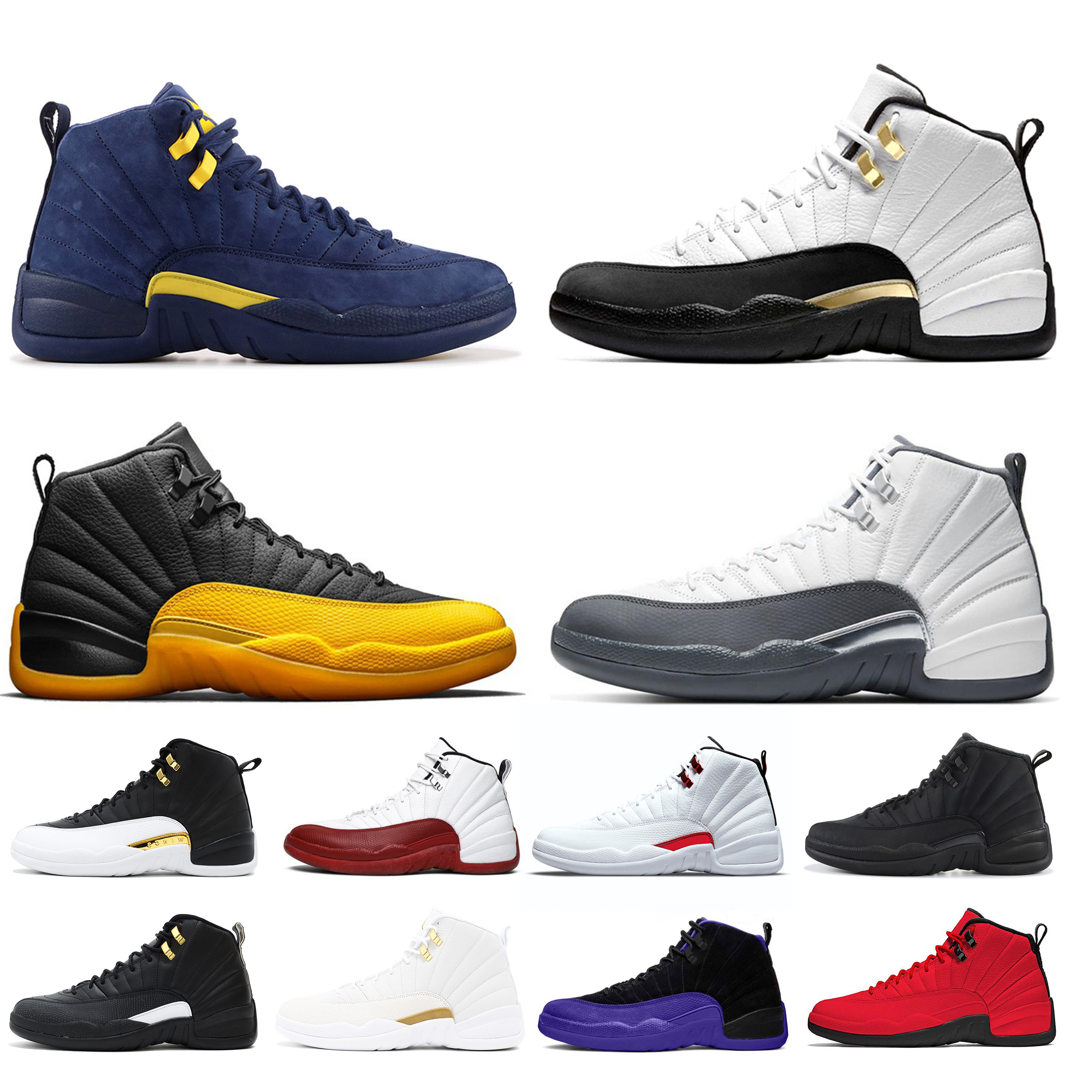 12 12s men basketball shoes Royalty grind triple black reverse flu game gym red indigo Dark concord Michigan trainers sports sneakers, #18 playoffs
12 12s men basketball shoes Royalty grind triple black reverse flu game gym red indigo Dark concord Michigan trainers sports sneakers, #18 playoffs