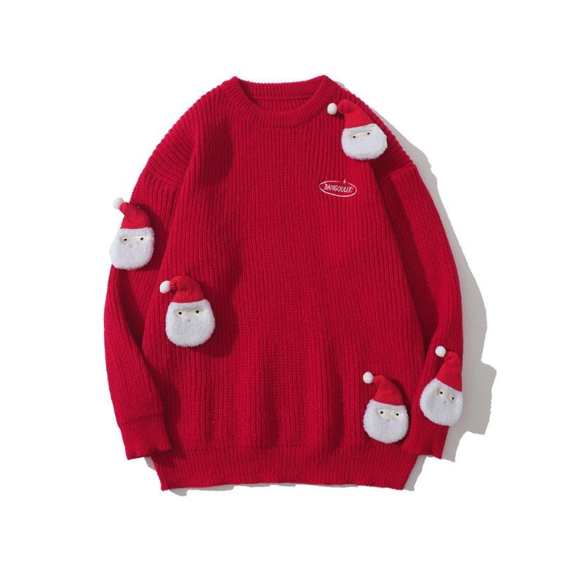 Men's Sweaters Santa Patch Decorative Sweater Men Women Lazy Fashion Brand Loose Round Neck Long Sleeve Autumn Winter Casual Pullover, White;black
Men's Sweaters Santa Patch Decorative Sweater Men Women Lazy Fashion Brand Loose Round Neck Long Sleeve Autumn Winter Casual Pullover, White;black