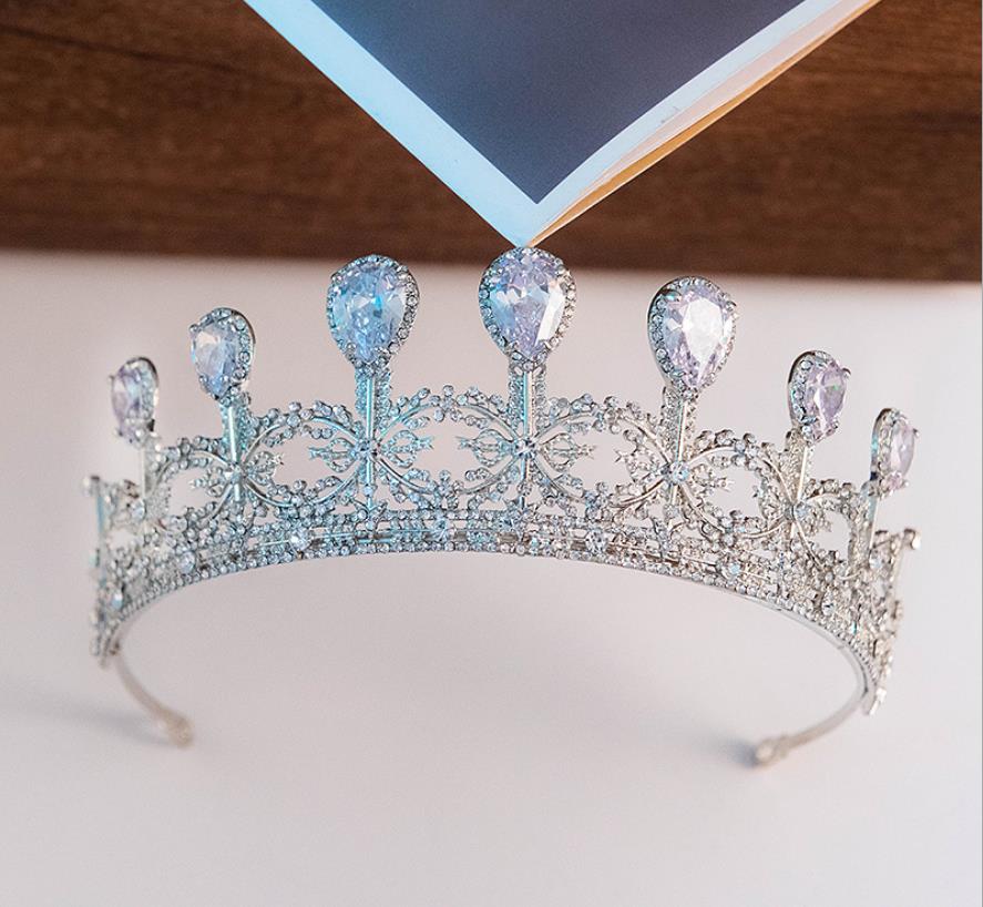 Headpieces Diamonds Sparkly Wedding Tiara Crown Crystal Bridal Hair Accessories Headpieces Pageant Prom Queen Princess Headpieces