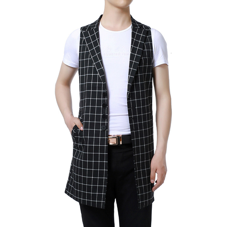 2021 New Fashion Long Male Slim Fit Waistcoat Single Breasted Turn Down Collar Vest Men Classic Stripes Mens Vests Outerwear Zqo8, Sliver
2021 New Fashion Long Male Slim Fit Waistcoat Single Breasted Turn Down Collar Vest Men Classic Stripes Mens Vests Outerwear Zqo8, Sliver