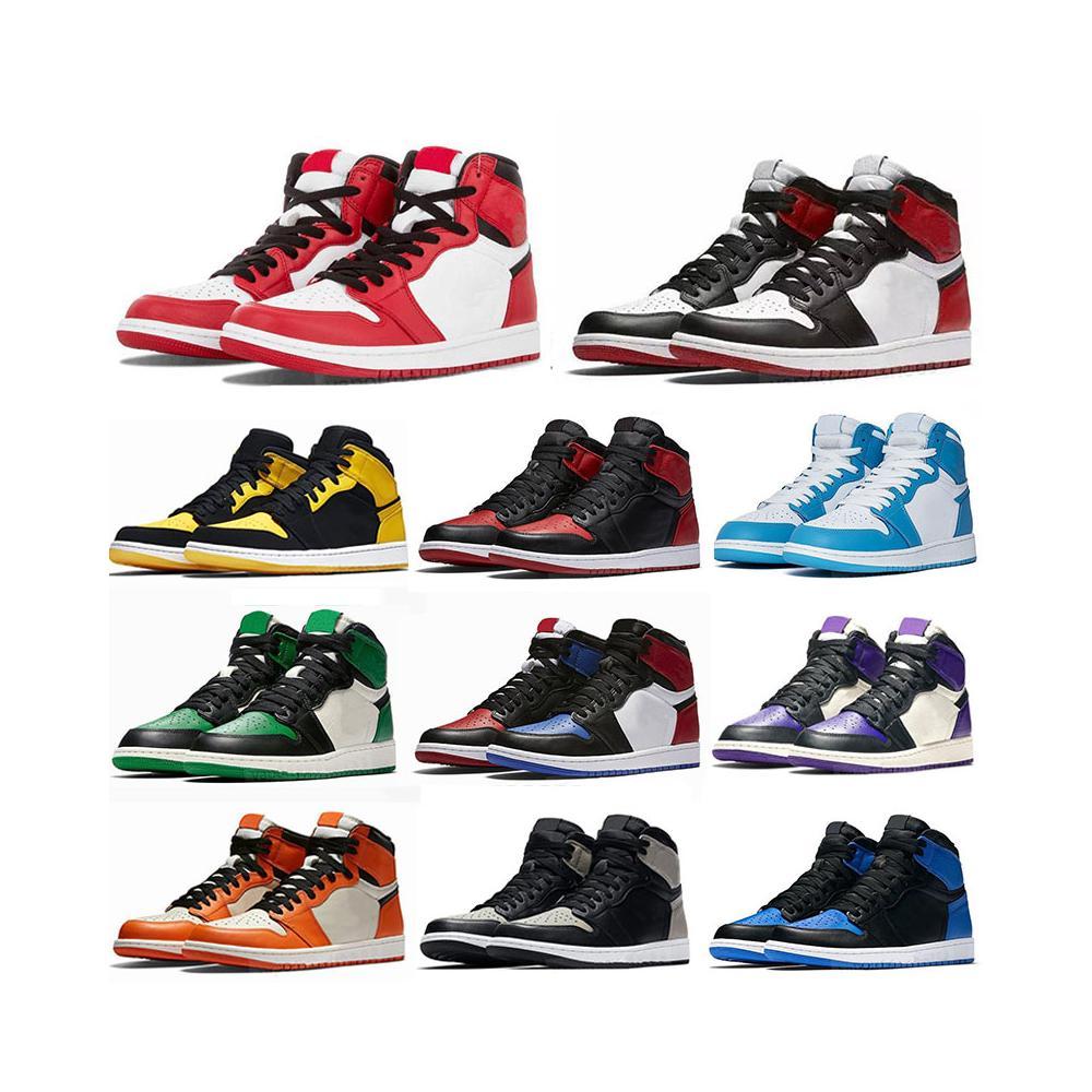 2021 Top Quality Jumpman 1 1s Youth Boys Men Women Basketball Shoes height low cut UNC University Blue black metallic gold pine green Patent
2021 Top Quality Jumpman 1 1s Youth Boys Men Women Basketball Shoes height low cut UNC University Blue black metallic gold pine green Patent