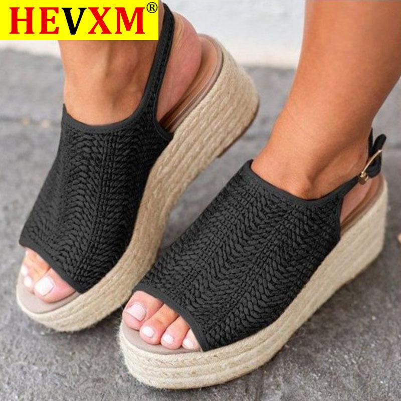 HEVXM 2021 Summer Women Sandals Peep Toe Platform Sandals With 6CM Wedges Shoes Women Summer High Heels shoes, Brown
HEVXM 2021 Summer Women Sandals Peep Toe Platform Sandals With 6CM Wedges Shoes Women Summer High Heels shoes, Brown