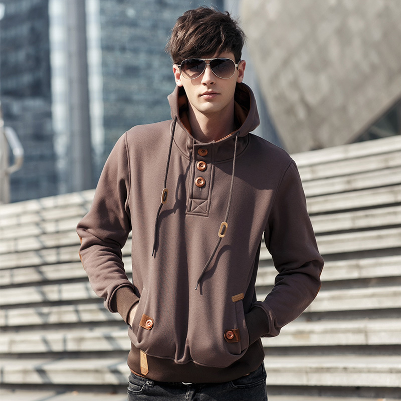 Men's Autumn Winter Casual Hoodies Men Fashion Sweatshirt Long Sleeve Hoodies Capucha Cloak Hooded Male Sudaderas Hombre 107 201020