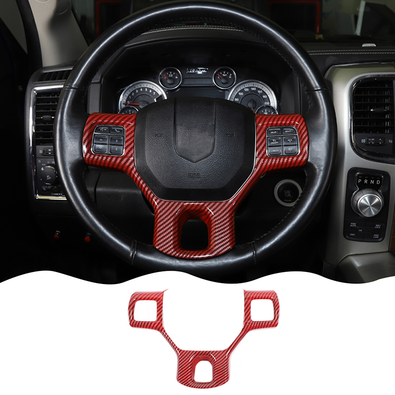 ABS Car Steering Wheel Trim Panel Dcoration for Dodge RAM 1500 10-17 Interior Accessories Red Carbon Fiber
ABS Car Steering Wheel Trim Panel Dcoration for Dodge RAM 1500 10-17 Interior Accessories Red Carbon Fiber