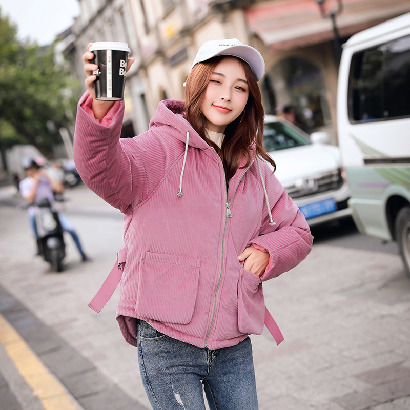 2021 New Winter Vintage Corduroy Zipper Hooded Padded Elegant Women Solid Cotton Coat Casual Jacket Outwear Ddk0, Black
2021 New Winter Vintage Corduroy Zipper Hooded Padded Elegant Women Solid Cotton Coat Casual Jacket Outwear Ddk0, Black