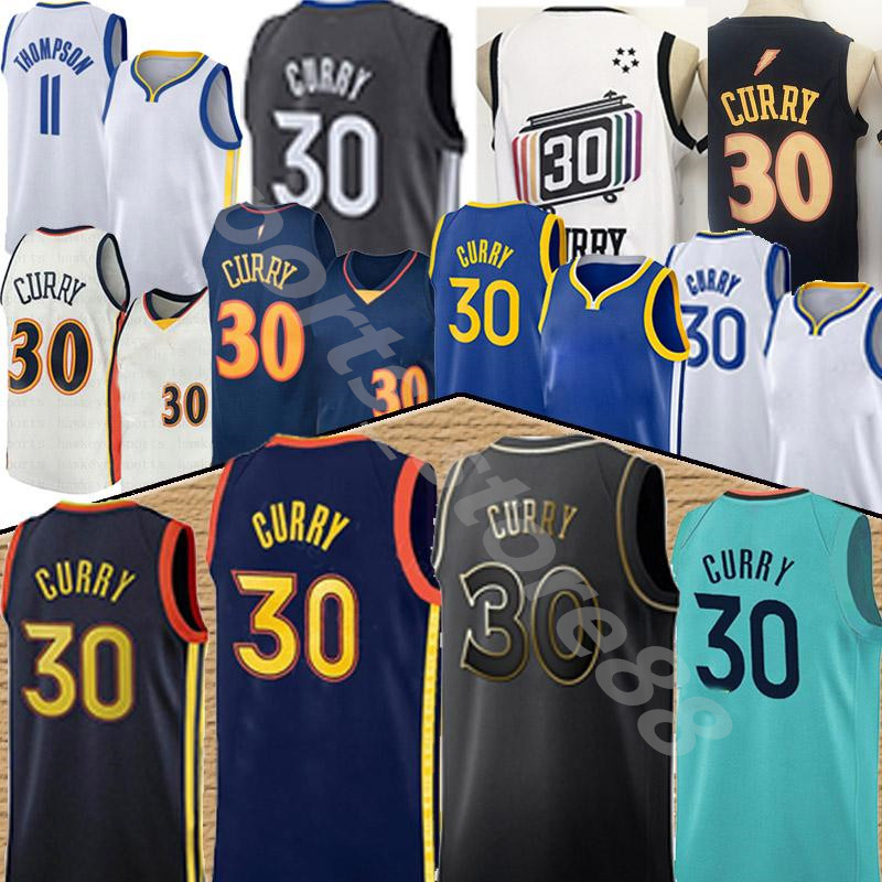 GoldenState Stephen 30 Curry 11 Thompson Basketball jersey men top blue white black basketball jerseys 2020 top, Colour 1
GoldenState Stephen 30 Curry 11 Thompson Basketball jersey men top blue white black basketball jerseys 2020 top, Colour 1