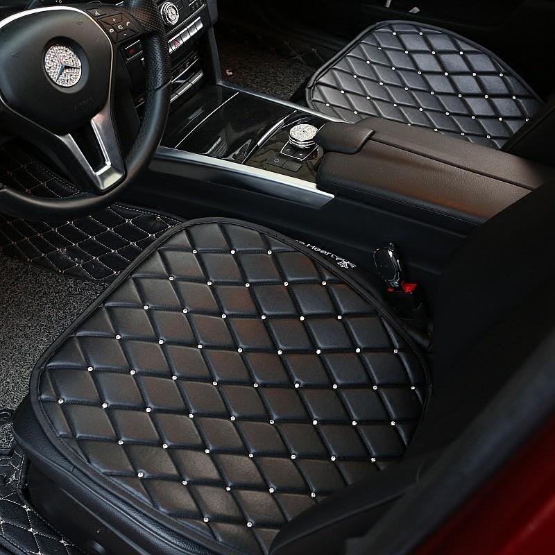 Car Seat Covers Rhinestone Diamond PU Leather Universal Mats Four Seasons Crystal Auto Cushion Protective Girls Women
Car Seat Covers Rhinestone Diamond PU Leather Universal Mats Four Seasons Crystal Auto Cushion Protective Girls Women