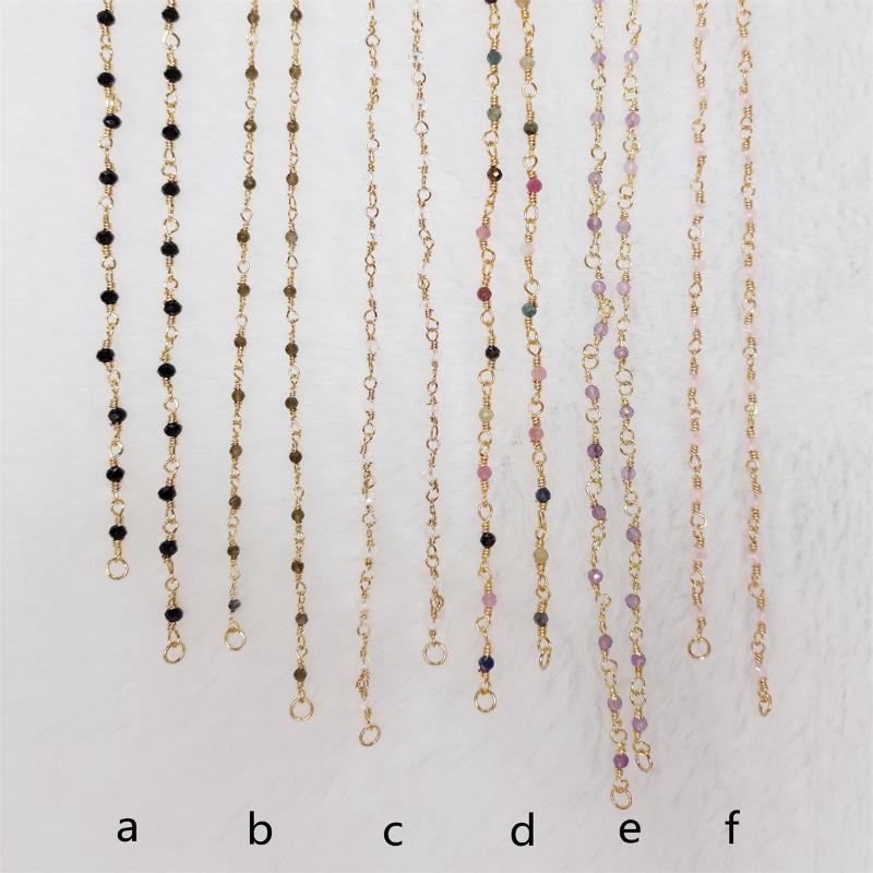 Chains WT-BFN019 Wholesale Fashion Colorful Natural Stone Beads Rosary Chain Cute Double Hook Necklace Jewelry For Women Birthday Gift, Silver
Chains WT-BFN019 Wholesale Fashion Colorful Natural Stone Beads Rosary Chain Cute Double Hook Necklace Jewelry For Women Birthday Gift, Silver
