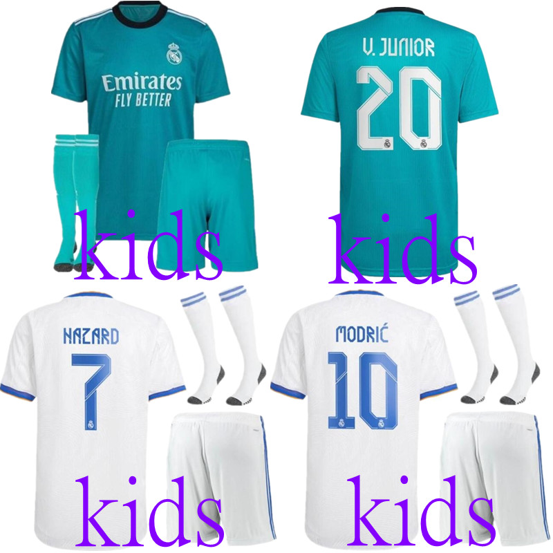 Real Madrid ALABA Soccer Jerseys kids kit sets 2021 2022 BENZEMA HAZARD ASENSIO VINICUS JR MODRIC boys football shirt kits uniforms, Black;yellow
Real Madrid ALABA Soccer Jerseys kids kit sets 2021 2022 BENZEMA HAZARD ASENSIO VINICUS JR MODRIC boys football shirt kits uniforms, Black;yellow