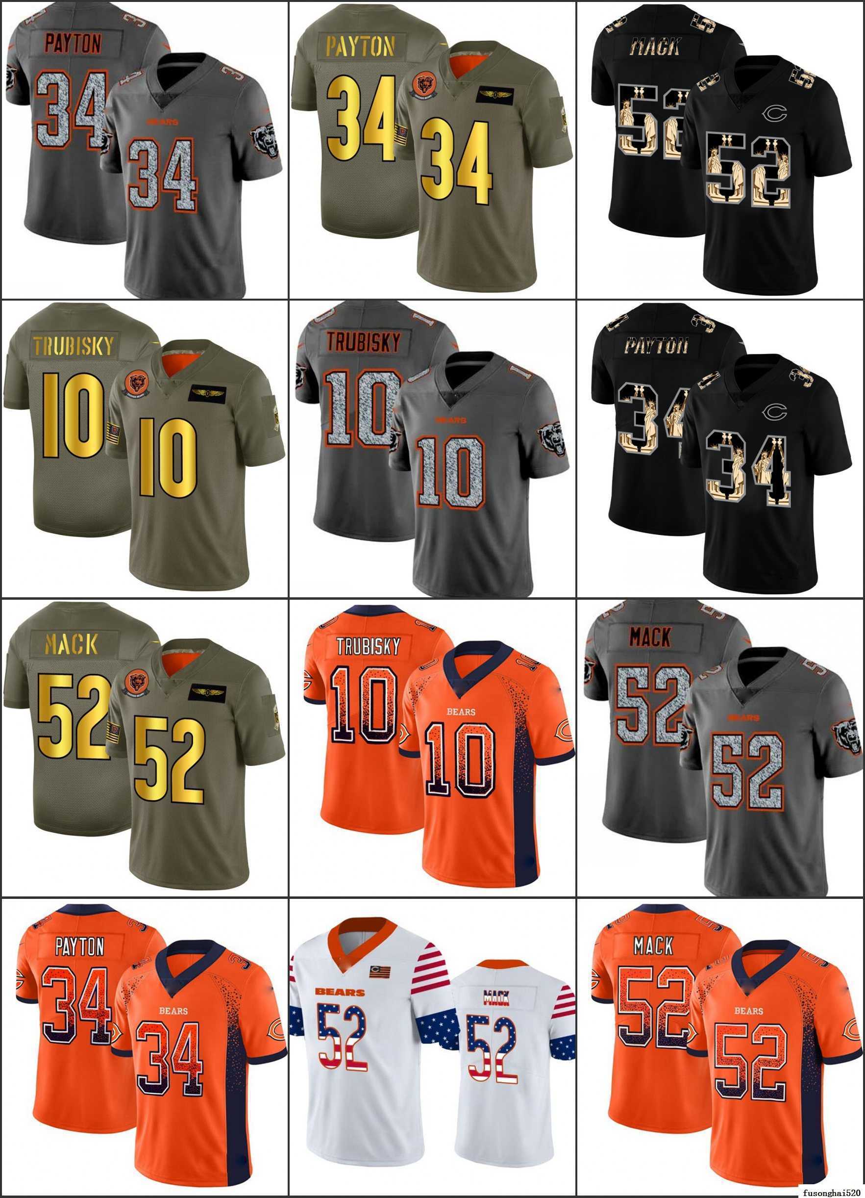 Custom ChicagoBearsMen #52 Khalil Mack 34 Walter Payton 10 Mitchell Trubisky Women Youth Limited Football Jersey
Custom ChicagoBearsMen #52 Khalil Mack 34 Walter Payton 10 Mitchell Trubisky Women Youth Limited Football Jersey