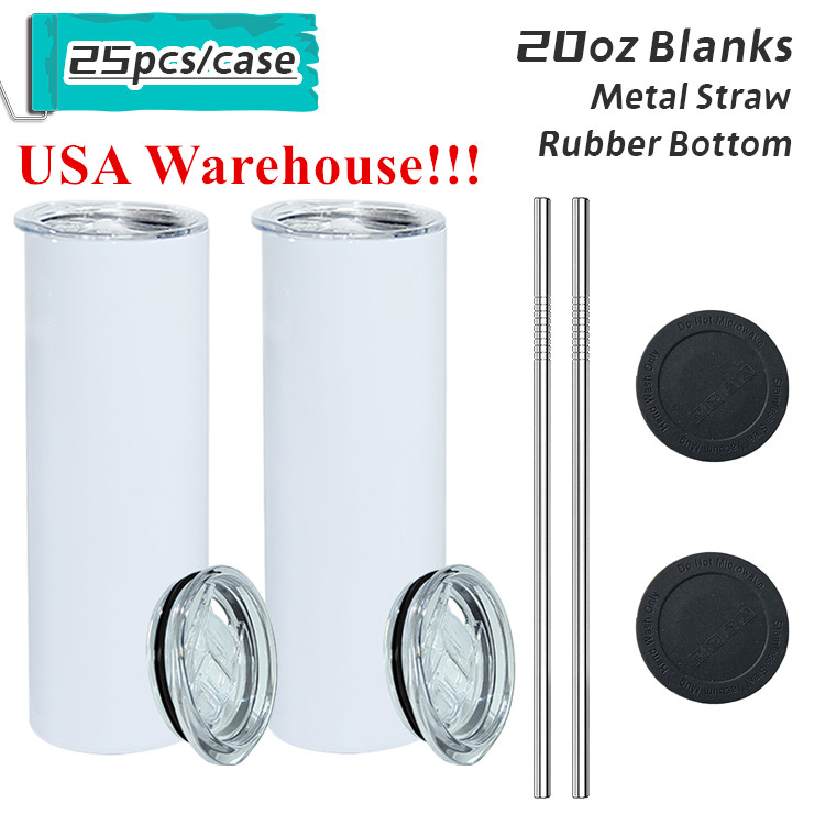 Local warehouse! Sublimation Tumbler 20oz STRAIGHT Tumbler with Metal Straws Straight Cups Stainless Steel slim Tumbler USA Warehouse, White
Local warehouse! Sublimation Tumbler 20oz STRAIGHT Tumbler with Metal Straws Straight Cups Stainless Steel slim Tumbler USA Warehouse, White