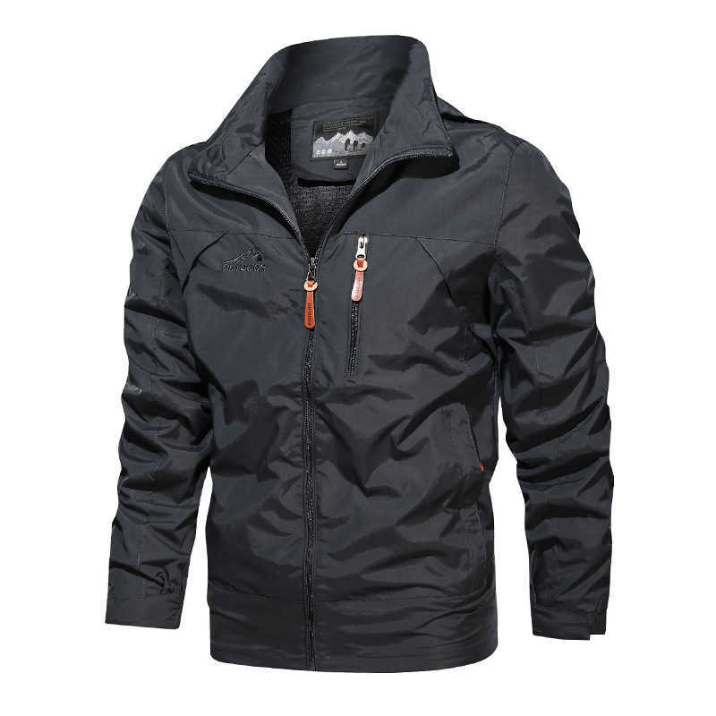 Men Jackets Waterproof Male Outdoor Coats Outwears Windbreaker Windproof Spring Autumn Jacket Camping Hiking Clothing Coat LA319 211009