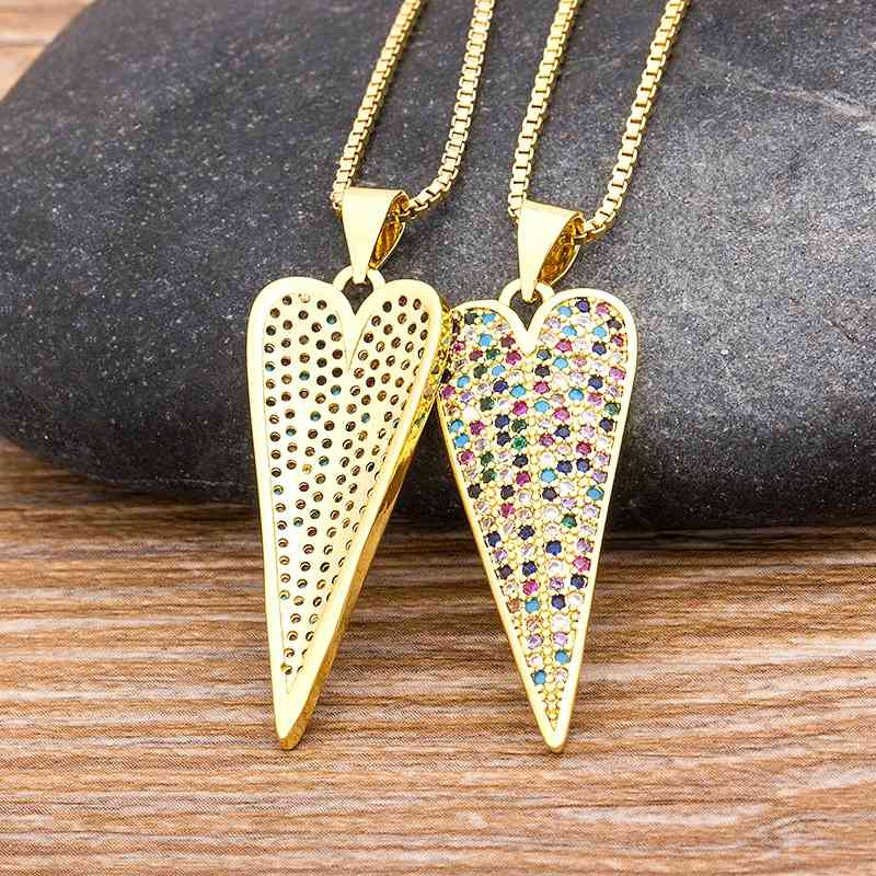Factory whole Gold Color Leaf Charm Pendants Top Quality Copper Cubic Zirconia Chain Necklace Jewelry For Women
Factory whole Gold Color Leaf Charm Pendants Top Quality Copper Cubic Zirconia Chain Necklace Jewelry For Women