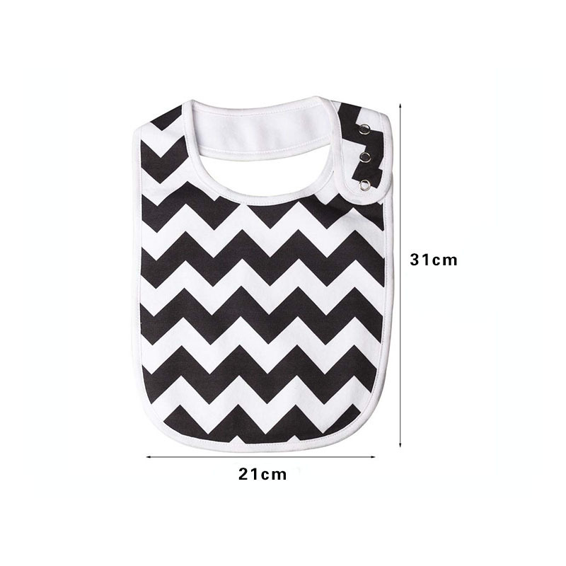 Fashion Newborn Cotton Bib Towel Digital Printing Baby Bibs Double Thick Absorbent Square Towel for Feeding Infant Babador 210226