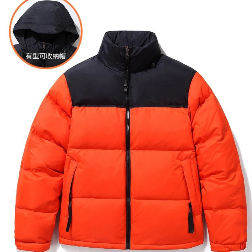 Men's sports men's and women's 2021 winter new white duck down thickened warm couple stand collar fashion brand et, Black
Men's sports men's and women's 2021 winter new white duck down thickened warm couple stand collar fashion brand et, Black