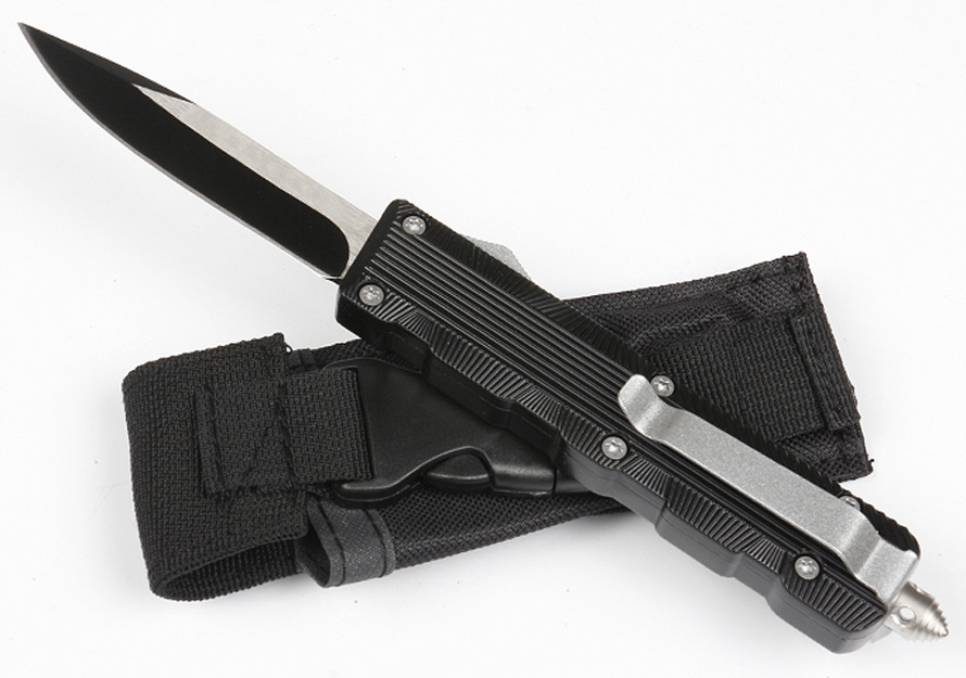 Special Offer Allvin Manufacture G07 AUTO Tactical Knife 440C Two-tone Blade Zinc-aluminum Alloy Handle EDC Pocket Knife
Special Offer Allvin Manufacture G07 AUTO Tactical Knife 440C Two-tone Blade Zinc-aluminum Alloy Handle EDC Pocket Knife