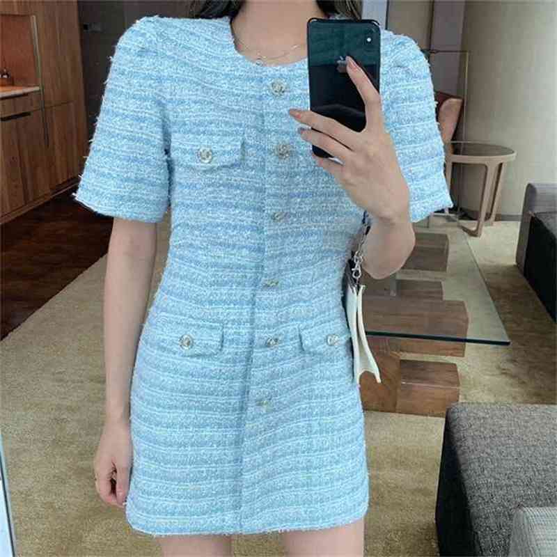 Arrival Runway Luxury Tweed Ladies Beading Wool Blend Vintage Woolen Slim Elegant Women's Office Dress Vestidos 210603, Picture color
Arrival Runway Luxury Tweed Ladies Beading Wool Blend Vintage Woolen Slim Elegant Women's Office Dress Vestidos 210603, Picture color
