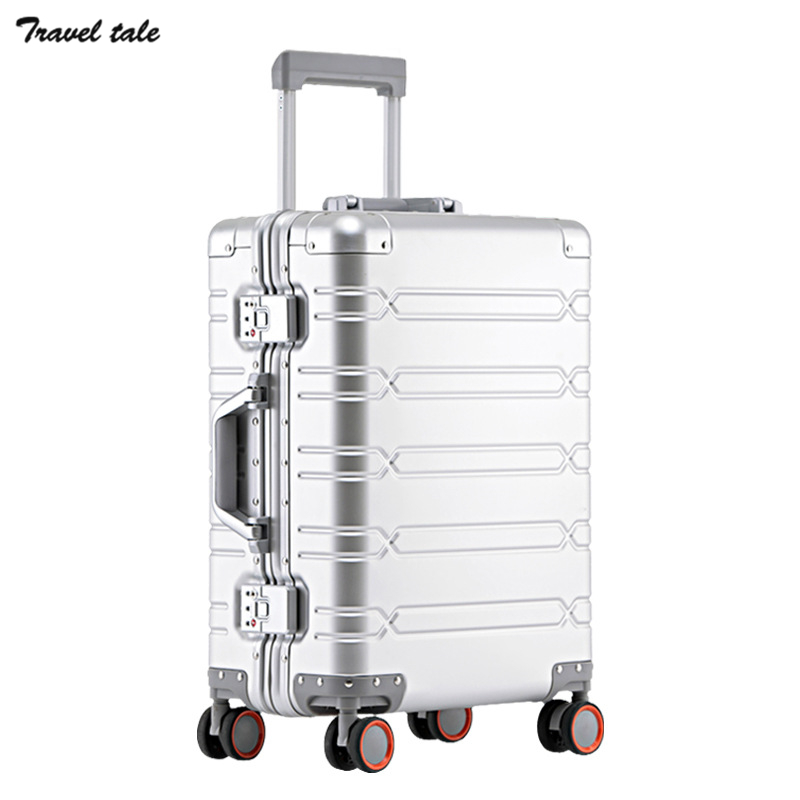 TRAVEL TALE 20" Inch Aluminum Suitcase Business Luggage 24" Trolley Case For Travelling
TRAVEL TALE 20" Inch Aluminum Suitcase Business Luggage 24" Trolley Case For Travelling