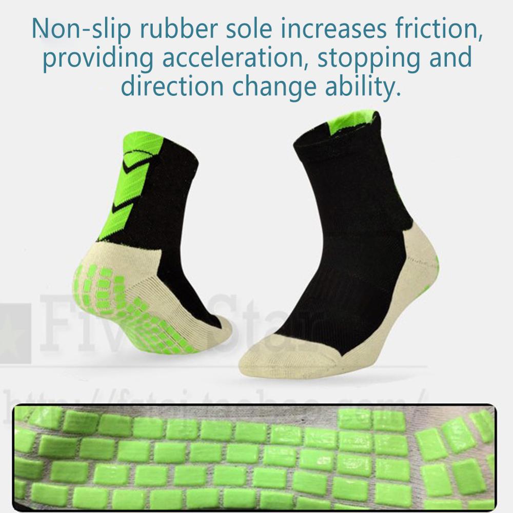 Men Anti Slip Football Socks Athletic Long Sock Absorbent Sports Grip Socks For Basketball Soccer Volleyball Running