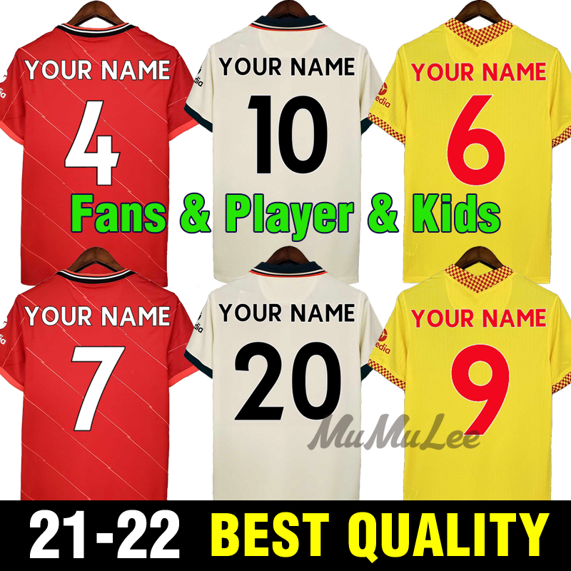 21 22 fans player version soccer jerseys Gerrard special edition Smicer Alonso Hamann BARNES KUYT Cisse 2021 2022 Football Shirt men+kids suit, Black;yellow
21 22 fans player version soccer jerseys Gerrard special edition Smicer Alonso Hamann BARNES KUYT Cisse 2021 2022 Football Shirt men+kids suit, Black;yellow