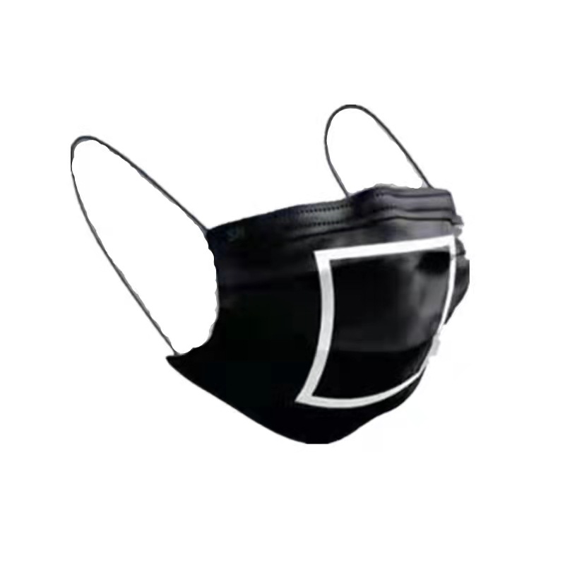 1000pcs Breathable Face Mask The New Printed Adult Children Black Disposable