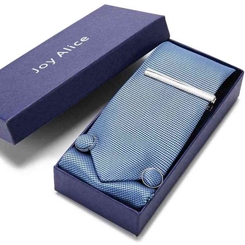Gift Box 38 styles Tie Set Hanky Cufflinks With Gift Box Jacquard Woven Neckties Set For Men Wedding Party Lots of accessories Y1229
Gift Box 38 styles Tie Set Hanky Cufflinks With Gift Box Jacquard Woven Neckties Set For Men Wedding Party Lots of accessories Y1229