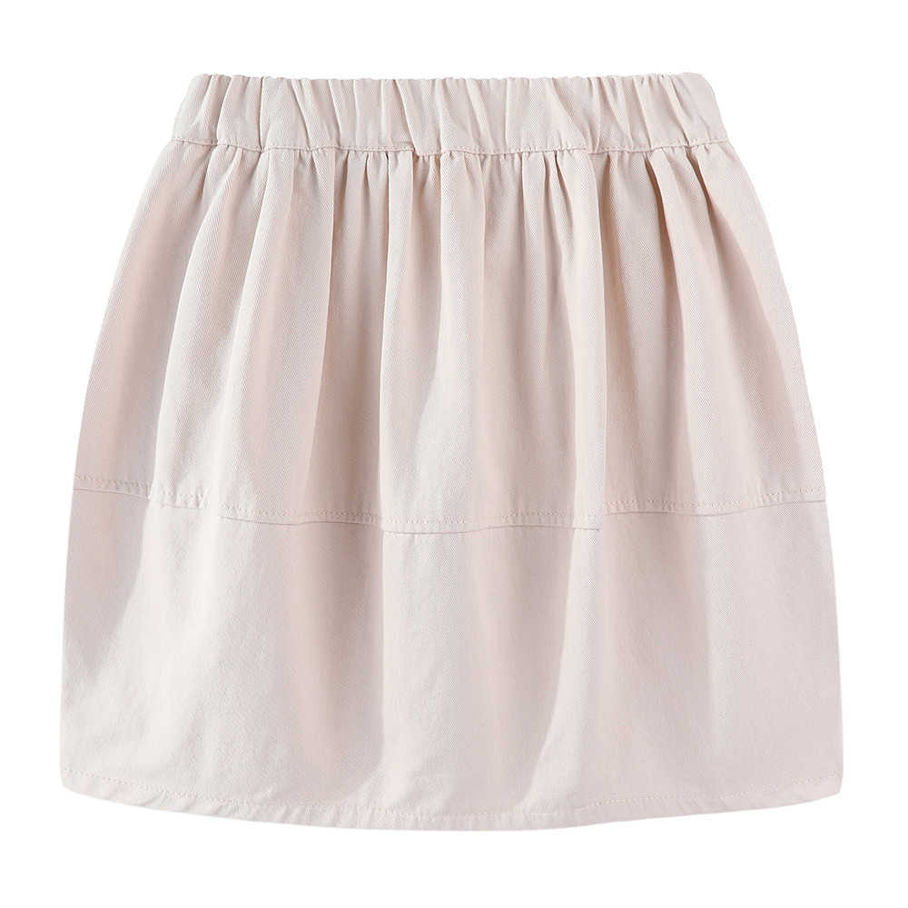 Mudkingdom Girls Skirts Plain Twill Skirt for School Girl Solid Fashion Children Clothing 2 to 7 Years Kids Clothes 210615
