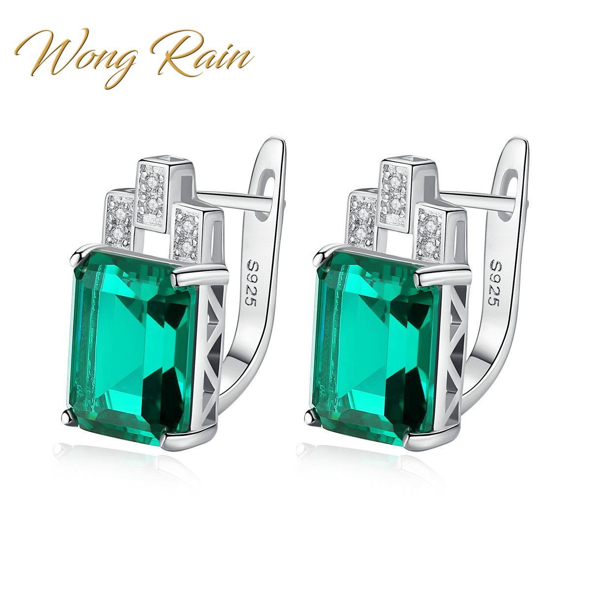 Wong Rain Vintage 100% 925 Sterling Silver Emerald Sapphire Gemstone Diamonds White Gold Hoop Earrings Fine Jewelry Whole
Wong Rain Vintage 100% 925 Sterling Silver Emerald Sapphire Gemstone Diamonds White Gold Hoop Earrings Fine Jewelry Whole