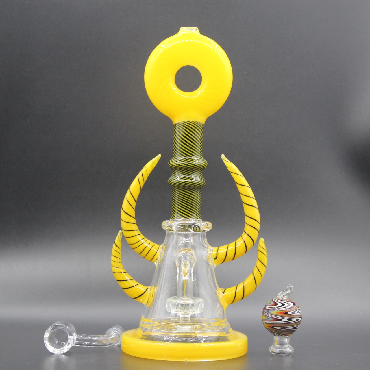 Newest smoking bongs mobius Perc water pipe glass bong 9.8 inches 14 MM joint OX horn series
Newest smoking bongs mobius Perc water pipe glass bong 9.8 inches 14 MM joint OX horn series