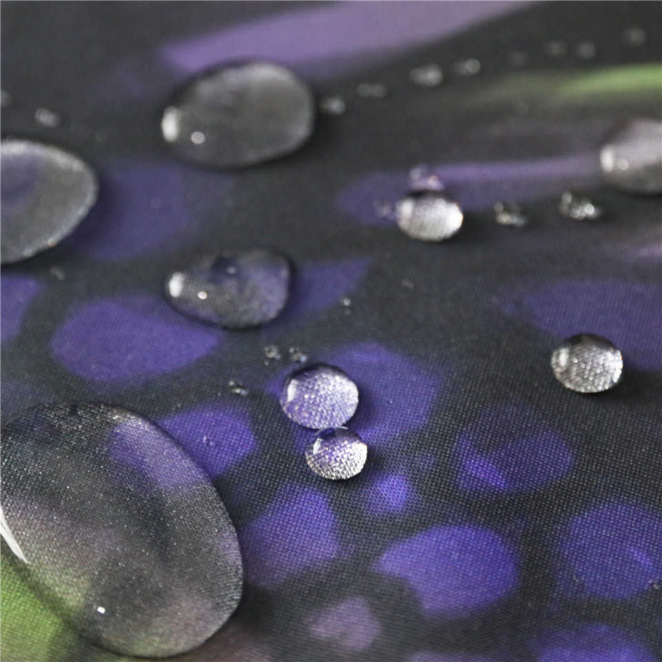 Shower Curtains Abstract Watercolor Blue Shower Curtain Ocean Silver Gray Cold White Modern Art Painting Home Bathroom Decor Waterproof Fabric R230821
