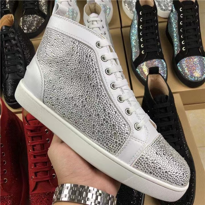 2021 white bottom spike sneakers casual shoes Studded Spikes Fashion Platform Insider Sneakers Black White Silver Leather High Boots Size34-48
2021 white bottom spike sneakers casual shoes Studded Spikes Fashion Platform Insider Sneakers Black White Silver Leather High Boots Size34-48