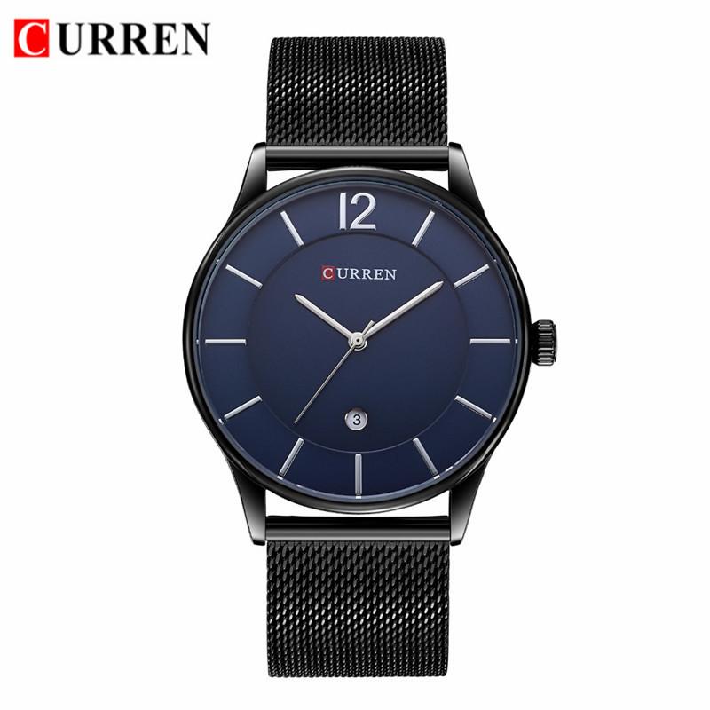 Wristwatches CURREN Top Watches Mens Ultra Thin Dial Clock Man Stainless Steel Mesh Fashion Strap Quartz-Watch Relogio Masculin, Slivery;brown
Wristwatches CURREN Top Watches Mens Ultra Thin Dial Clock Man Stainless Steel Mesh Fashion Strap Quartz-Watch Relogio Masculin, Slivery;brown