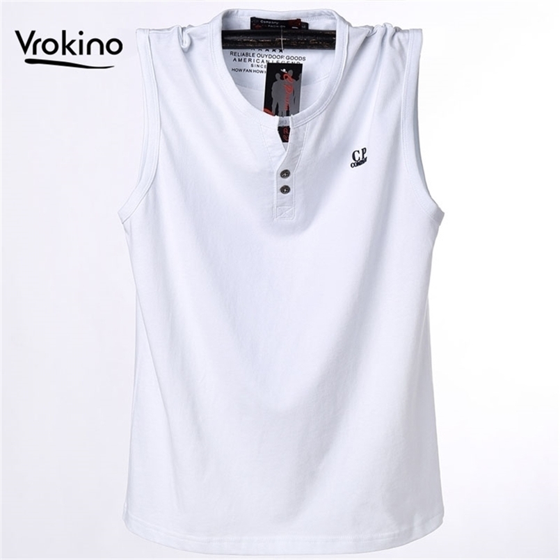 Men's Summer Cotton Large Size Vest Casual Breathable Cutout Sleeveless T-Shirt Loose Solid Color 5XL 6XL 210716, Black
Men's Summer Cotton Large Size Vest Casual Breathable Cutout Sleeveless T-Shirt Loose Solid Color 5XL 6XL 210716, Black