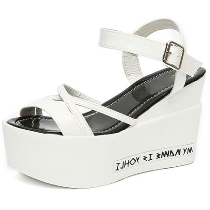 Sandals Nice Summer High-Heeled Wedges Thick-bottomed High Quality Open Toe Women Shoes, Black
Sandals Nice Summer High-Heeled Wedges Thick-bottomed High Quality Open Toe Women Shoes, Black