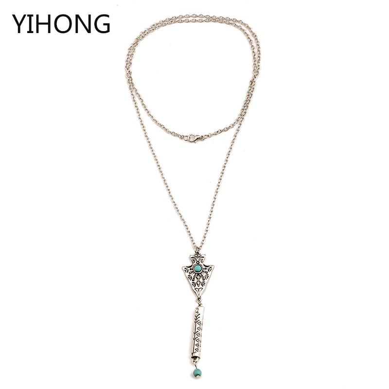 Pendant Necklaces Vintage Ancient Necklace With Long Chain Choker For Women Cloth Accessories
Pendant Necklaces Vintage Ancient Necklace With Long Chain Choker For Women Cloth Accessories
