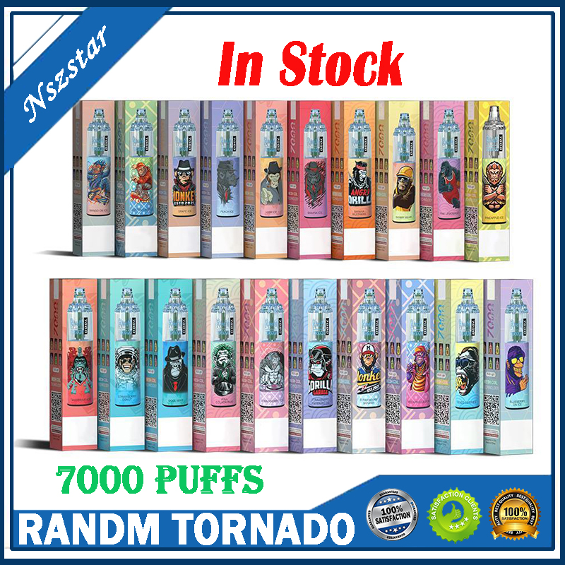 RandM Tornado 7000 Puffs Disposable Vape Pen E Cigarettes 14ml Pod With Mesh Coil 6 Glowing Colors Rechargeable Air-adjustable
RandM Tornado 7000 Puffs Disposable Vape Pen E Cigarettes 14ml Pod With Mesh Coil 6 Glowing Colors Rechargeable Air-adjustable