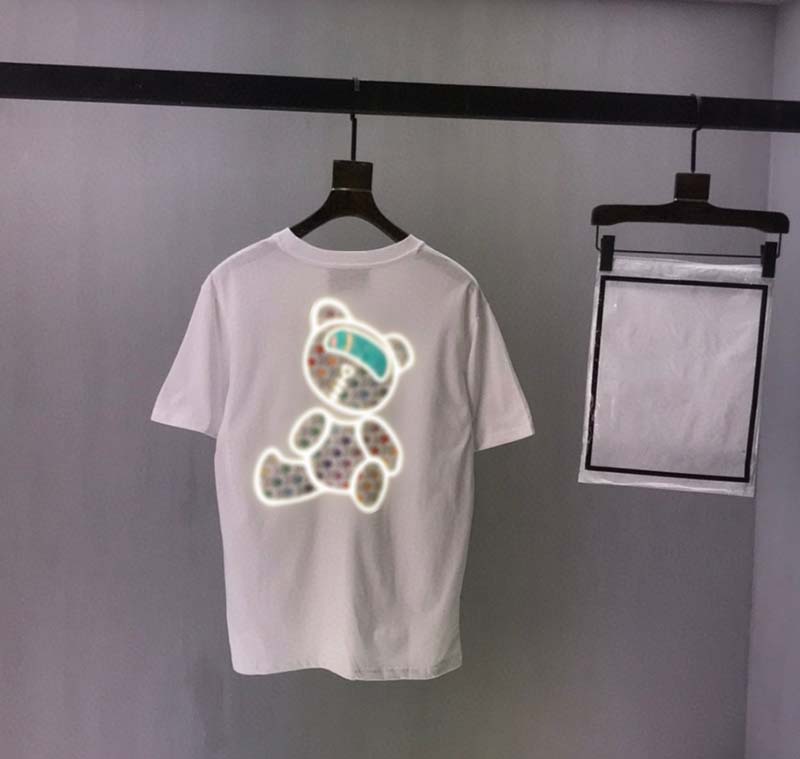 21ss mens Tee t shirts Reflective bear men clothes short sleeve mens shirts tag letters polo New black white 06, White;black
21ss mens Tee t shirts Reflective bear men clothes short sleeve mens shirts tag letters polo New black white 06, White;black