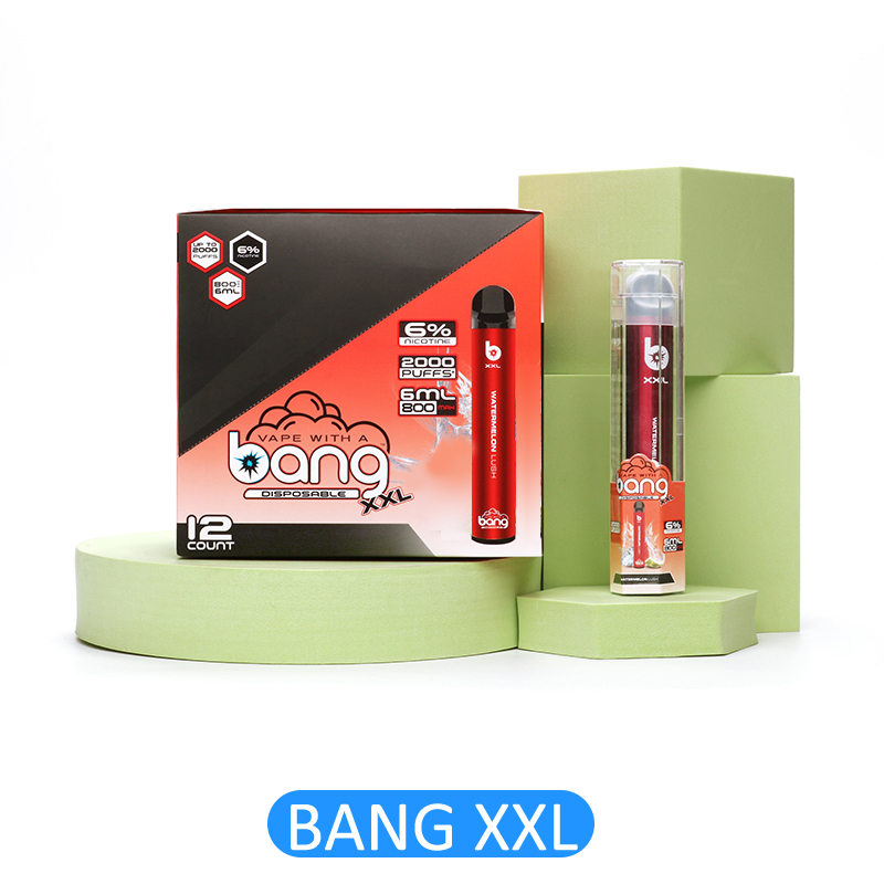 18+ color Bang xxl Disposable Vape Pen Device 800mAh Batterys 6ml Pod prefilled Vapors 2000 Puffs
18+ color Bang xxl Disposable Vape Pen Device 800mAh Batterys 6ml Pod prefilled Vapors 2000 Puffs