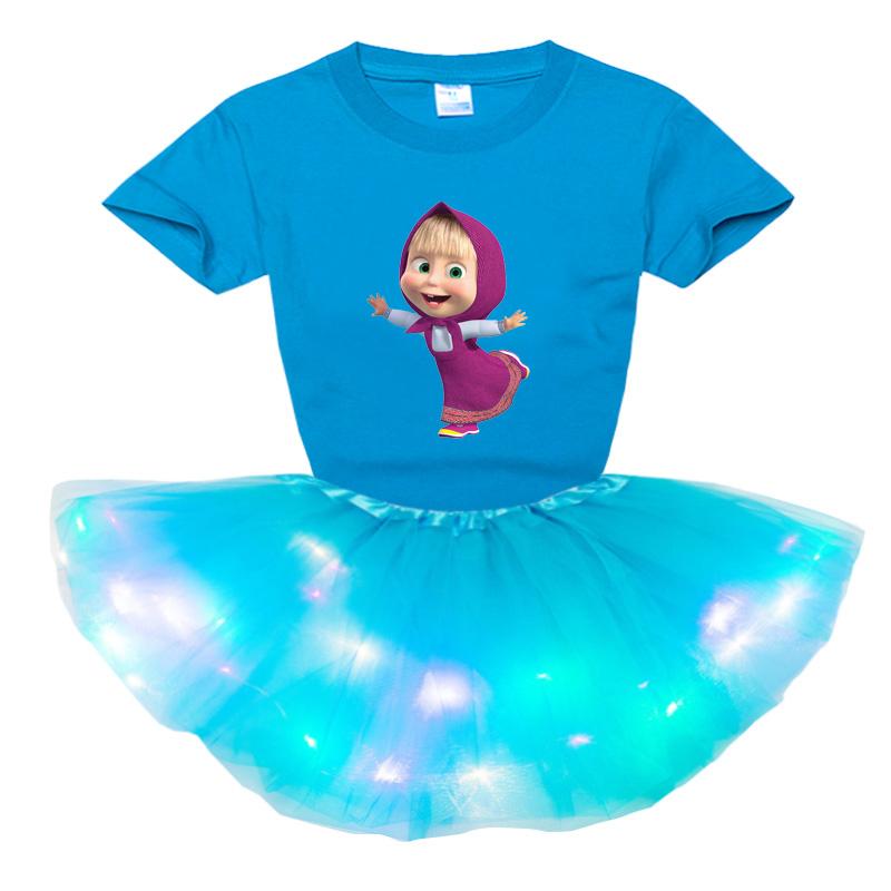 Clothing Sets Girls Be Luminous LED Tutu Dress Princess Little Girl Set Summer Birthday Party 2pc Light Dress+t Shirt Costume, White
Clothing Sets Girls Be Luminous LED Tutu Dress Princess Little Girl Set Summer Birthday Party 2pc Light Dress+t Shirt Costume, White