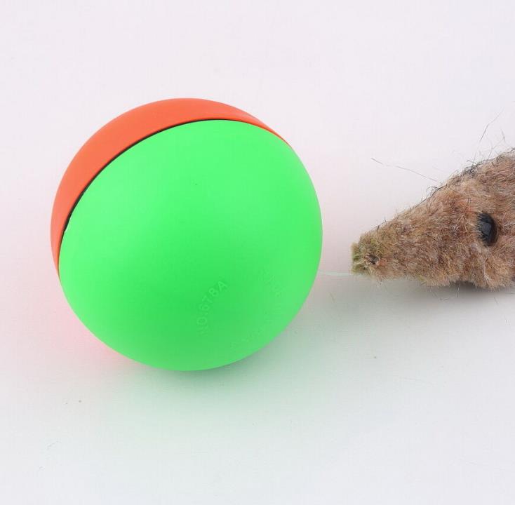 Dog Interactive Toys Beaver ball Cat Weasel Motorized Funny Rolling Balls Pet Kids Jumping Fun Moving Toy SN3002 H250210