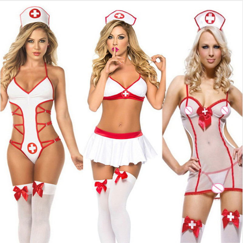 3Pieces/Lot Baby Doll Sexy Lingerie Women Porno Cosplay Sexy Babydoll Underwear Lingerie Sexy Hot Erotic Nurse Costumes Lenceria Sex Dress от DHgate WW