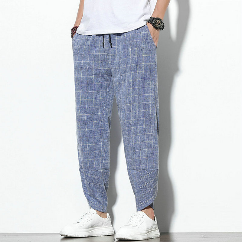 New 2021 Cotton Linen Harem Trousers Casual Joggers Men Sweatpants Hip Hop Streetwear Male Pants Plus Size M-5xl O7nt Lnk9, Sky blue
New 2021 Cotton Linen Harem Trousers Casual Joggers Men Sweatpants Hip Hop Streetwear Male Pants Plus Size M-5xl O7nt Lnk9, Sky blue