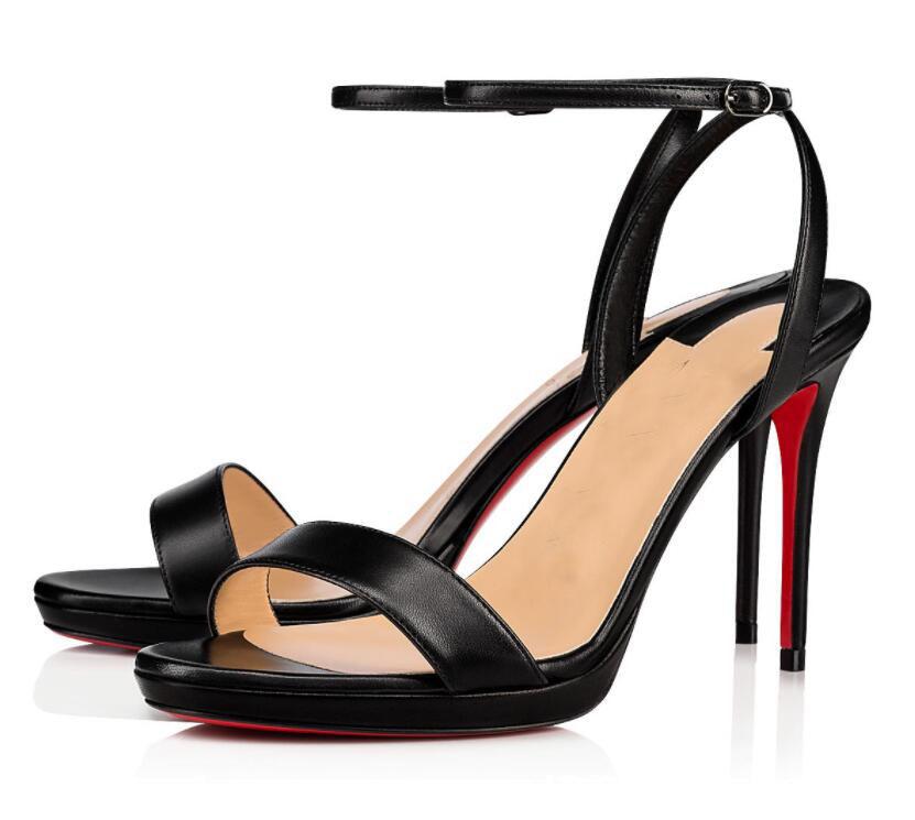 Luxury Summer Loubi Queen Women Red Bottom Sandals Ankle Strap Ladies High Heels Bridal Wedding Party Gladiator Sandals EU35-43,With Box, Black
Luxury Summer Loubi Queen Women Red Bottom Sandals Ankle Strap Ladies High Heels Bridal Wedding Party Gladiator Sandals EU35-43,With Box, Black