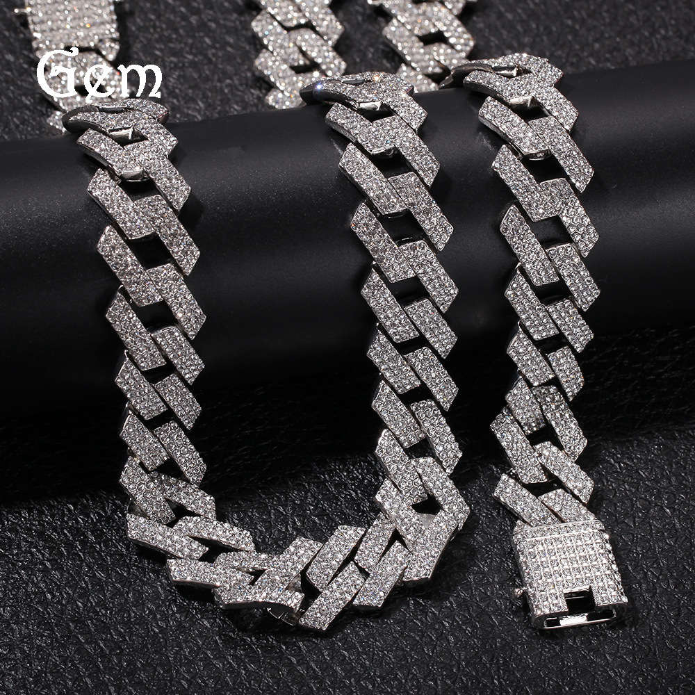 Ins diamond Cuban hiphop thick chain necklace alloy 3 row diamond hip hop gold chain accessories
Ins diamond Cuban hiphop thick chain necklace alloy 3 row diamond hip hop gold chain accessories