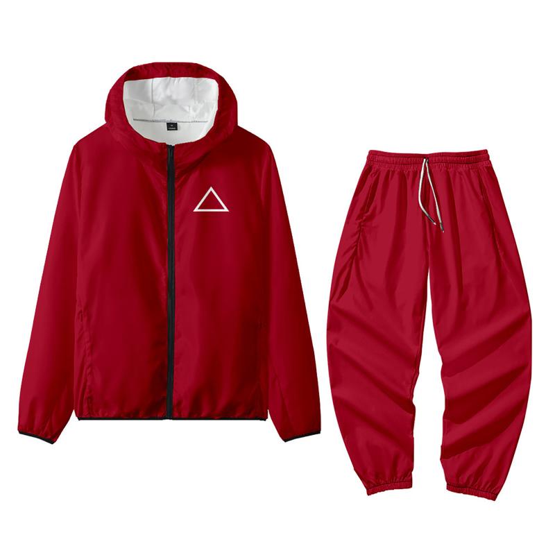 women's two piece pants men/women's jacket pant set squid game square circle geometry stand collar cosplay costumes zipper round s, White
women's two piece pants men/women's jacket pant set squid game square circle geometry stand collar cosplay costumes zipper round s, White