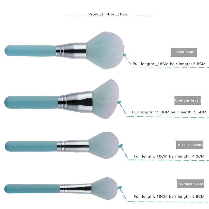 Makeup Brushes 10 PCS/11PCS/12PCS Soft Profession Brush Set Ye Shadow Loose Powder Foundation Blush Cosmetic Tools